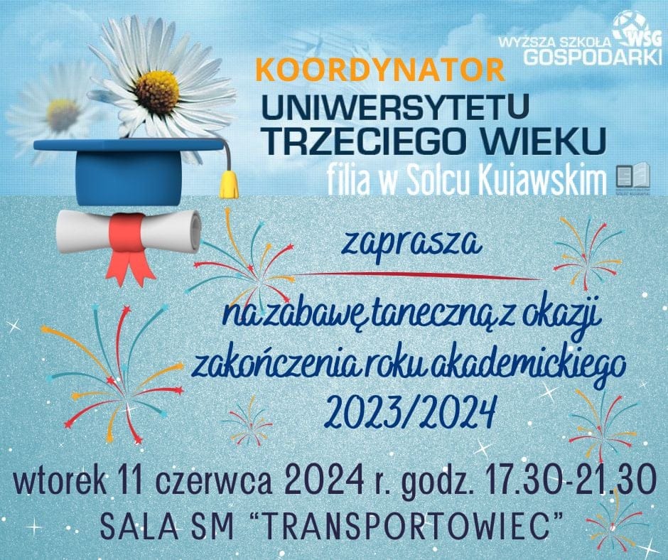 plakat zapraszający informacyjny