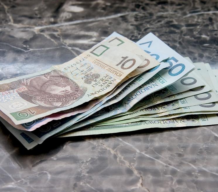 zdjęcie na stole leży kilka polskich banknotów