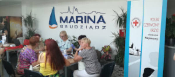 Grudziądzka Marina pełna seniorów