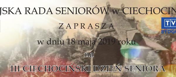 Plakat Ciechocińskiego Dnia Seniora