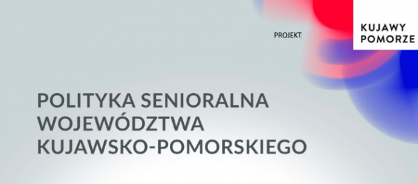 grafika okładka dokumnetu jesienne drzewo seniorzy siedzący na ławce klawiatura kopmutera w kształcie książku okulary
