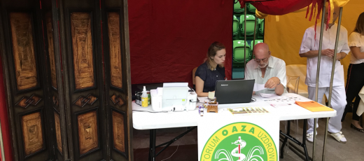 Foto. przedstawiające jedno ze stoisk